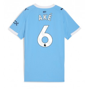 Manchester City Nathan Ake #6 Hjemmebanetrøje Dame 2025-26 Kortærmet